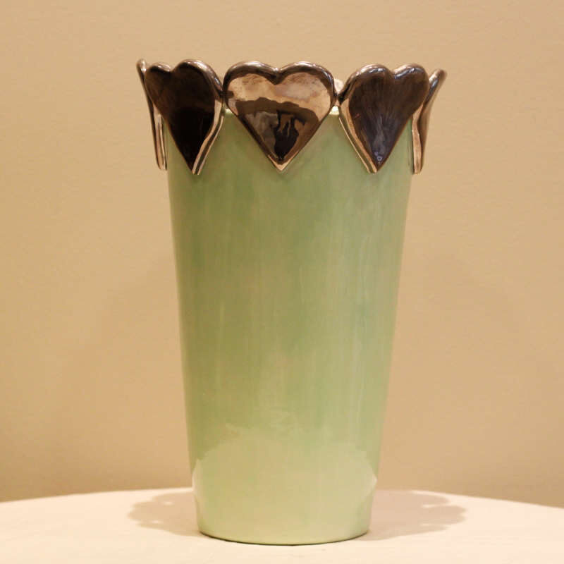 Hearts vase large